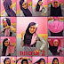Model Hijab 2 Warna Untuk Pesta