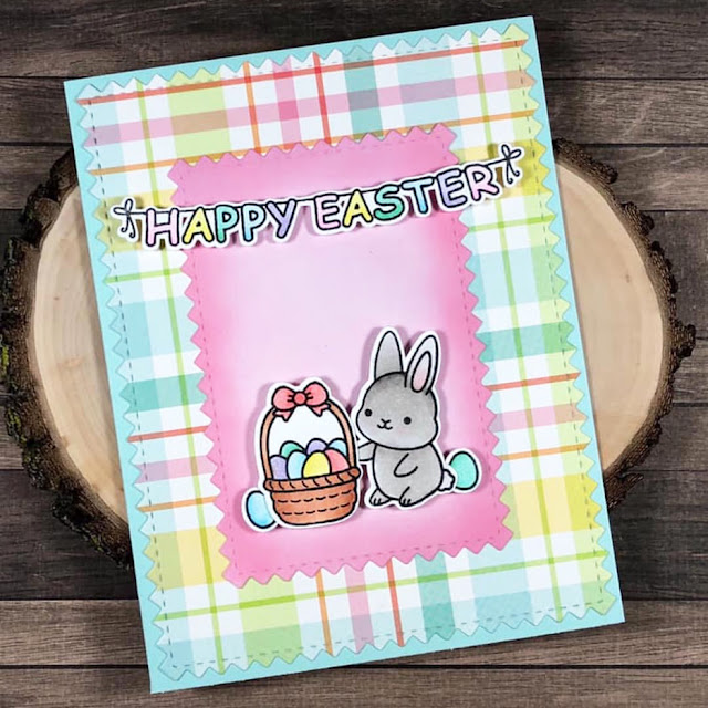 Sunny Studio Stamps: Chubby Bunny Customer Card Share by Caren Bartholomew