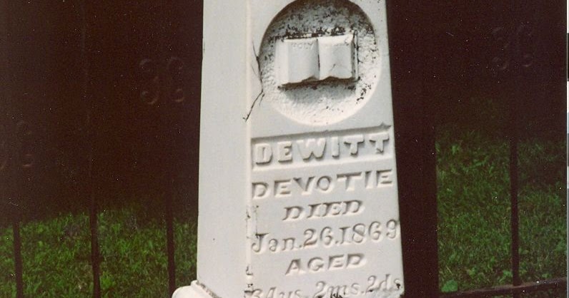 Dewitt Devotie Grave – Mitchellville, IA , - Out of Place Graves