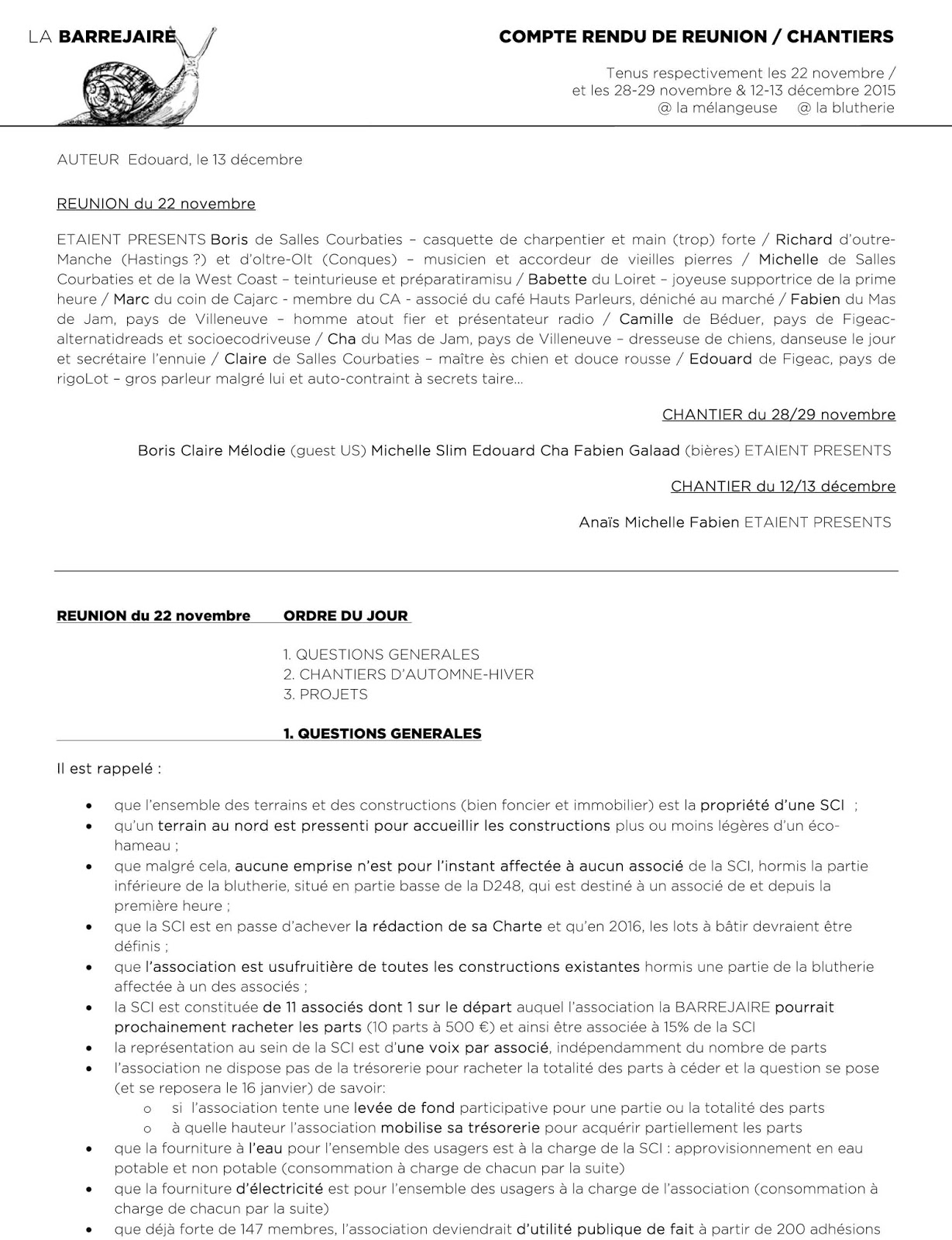 comment faire un compte rendu de réunion par mail