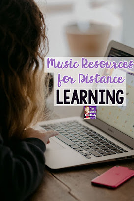 Music resources are shared for distance learning in this article by a veteran elementary music teacher.  Music room distance learning.