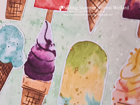 Stampin'Up! Sweet Ice Cream Card by Sailing Stamper Satomi Wellard