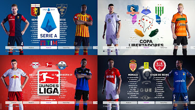 PES 2020 European Cups Mod ( Premier League, LaLiga, Bundesliga, Serie A, Ligue 1 )