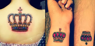 Fotos de tatuagens de coroa fofas