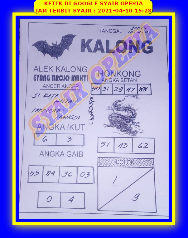 gambar togel hongkong