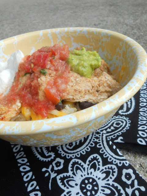 burrito bowls with cilantro lime rice (sweetandsavoryfood.com)