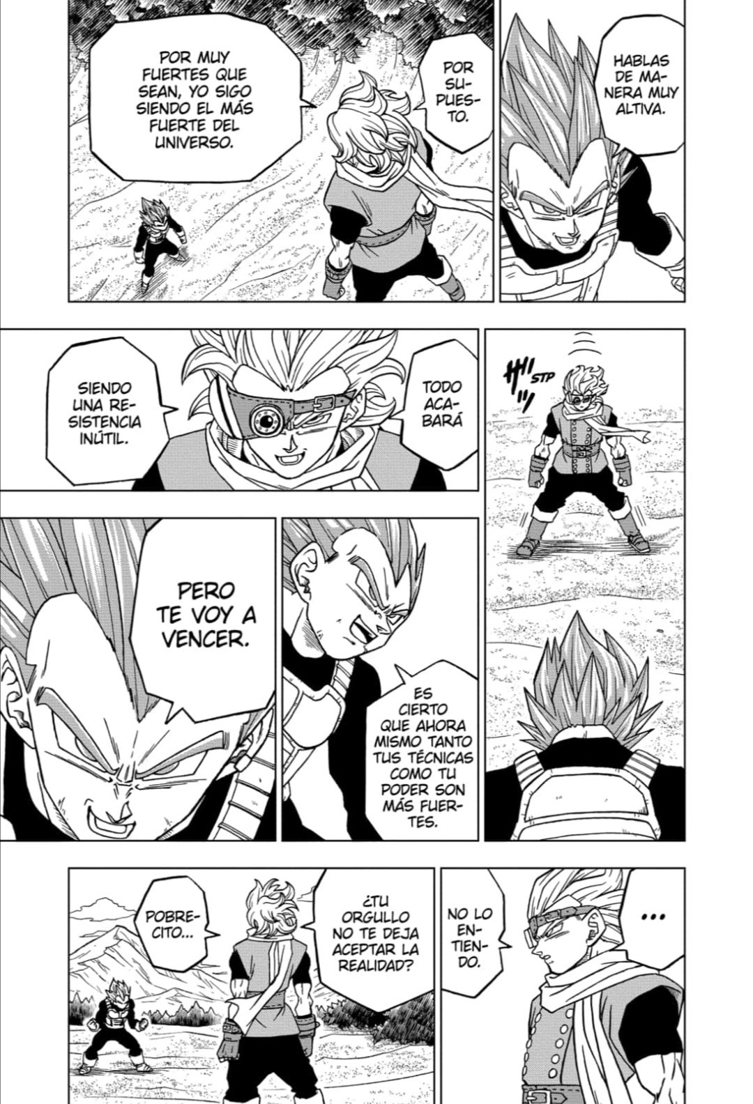 Ver Dragon Ball Super Manga 74 Español Completo ¡Vegeta Vs Granola!