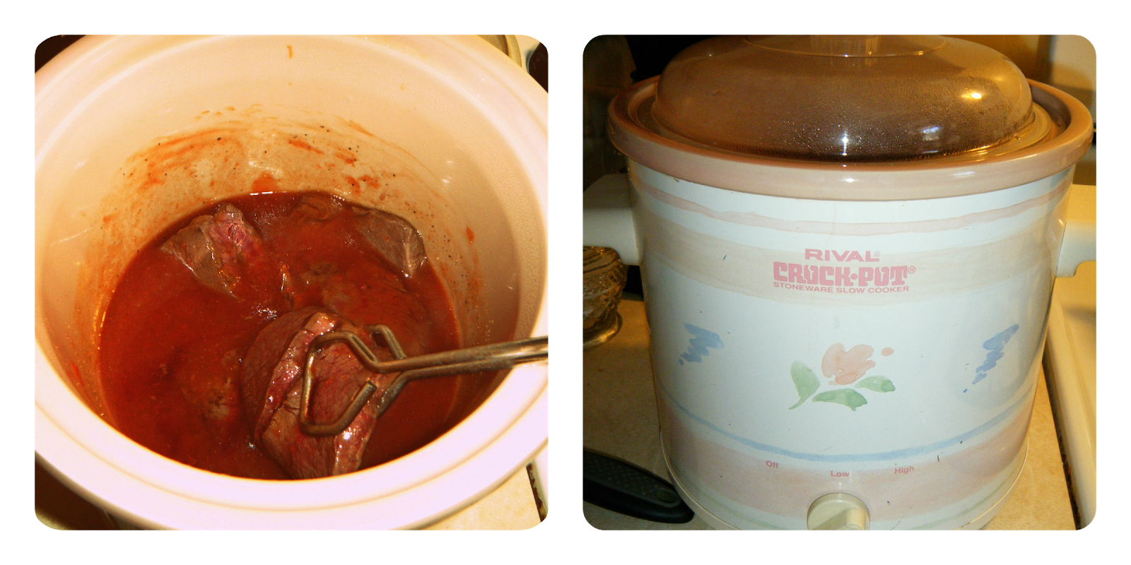 What About Pie BBQ deer chops in a slow cooker