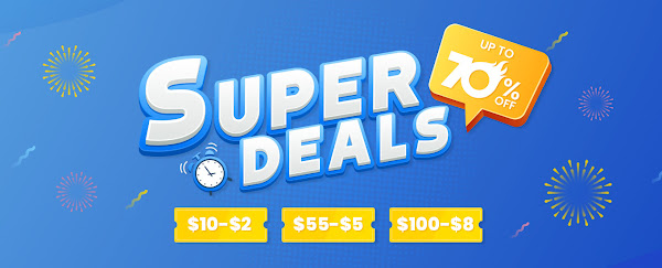 Promoção Super Deals na Geekbuying