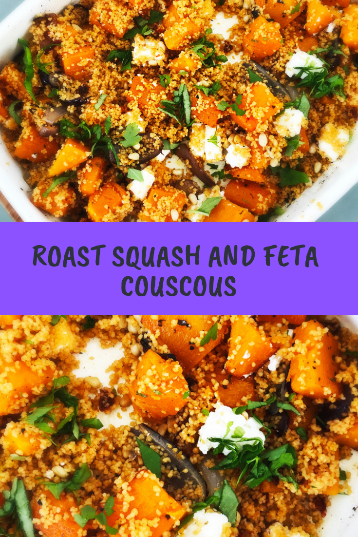 ROAST SQUASH AND FETA COUSCOUS RECIPE