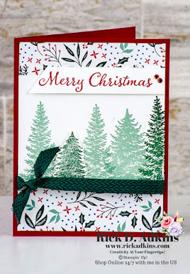 Check out four Christmas Card Color Combinations on my blog today using the Evergreen Elegance Bundle.