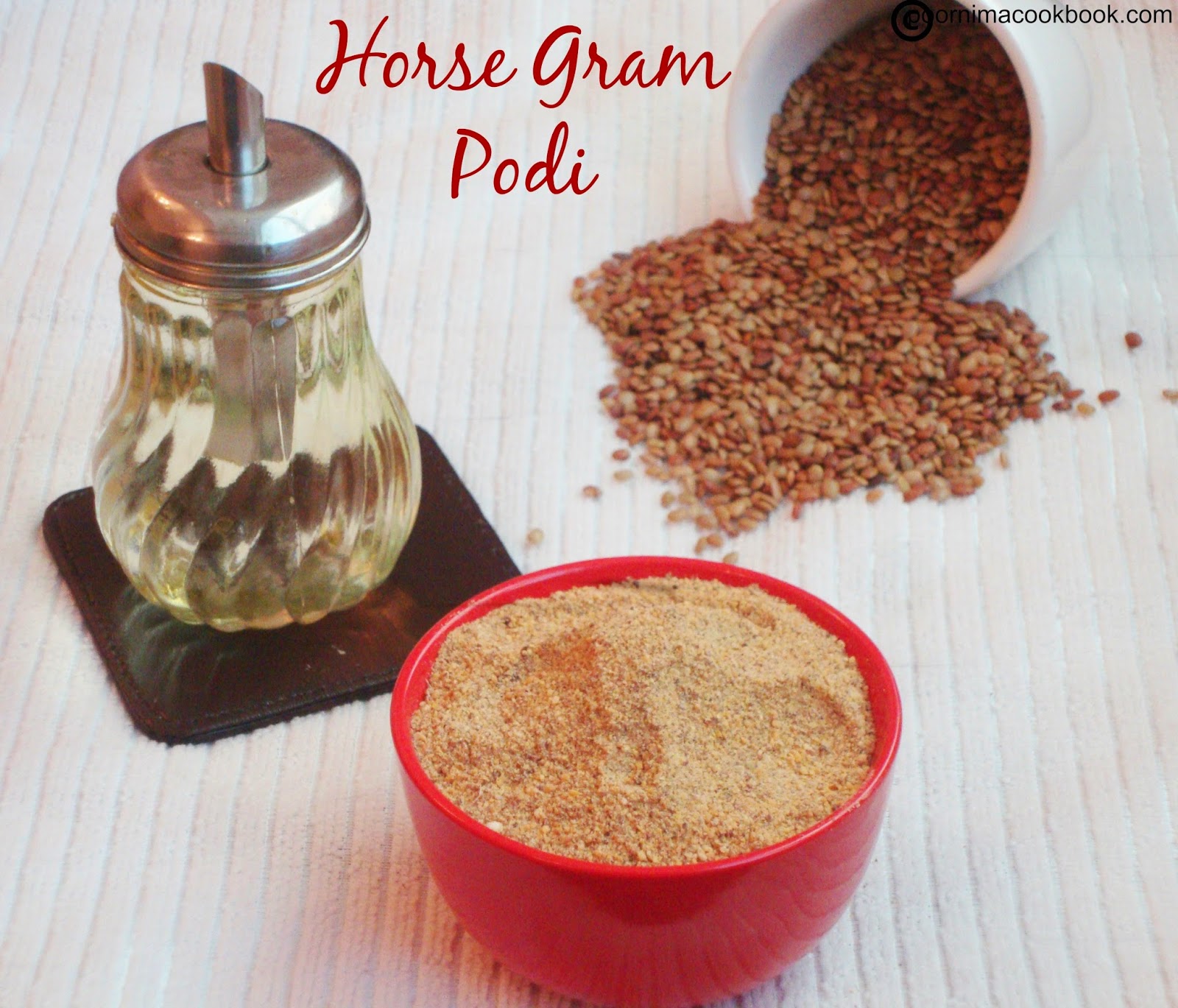 Poornima's Cook Book Kollu Podi / Kollu Paruppu Podi / Horse Gram Podi