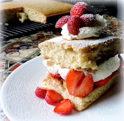 Lighter Strawberry Shortcake