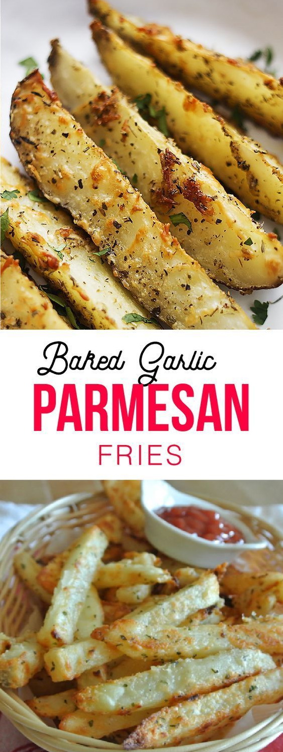 Baked Garlic Parmesan Fries Recipe Easy All Recipes