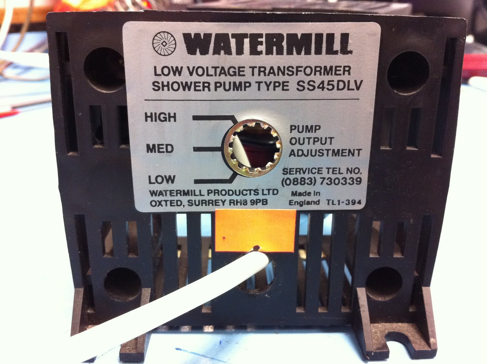 The Repair Blog Grundfos watermill shower pump transformer faulty