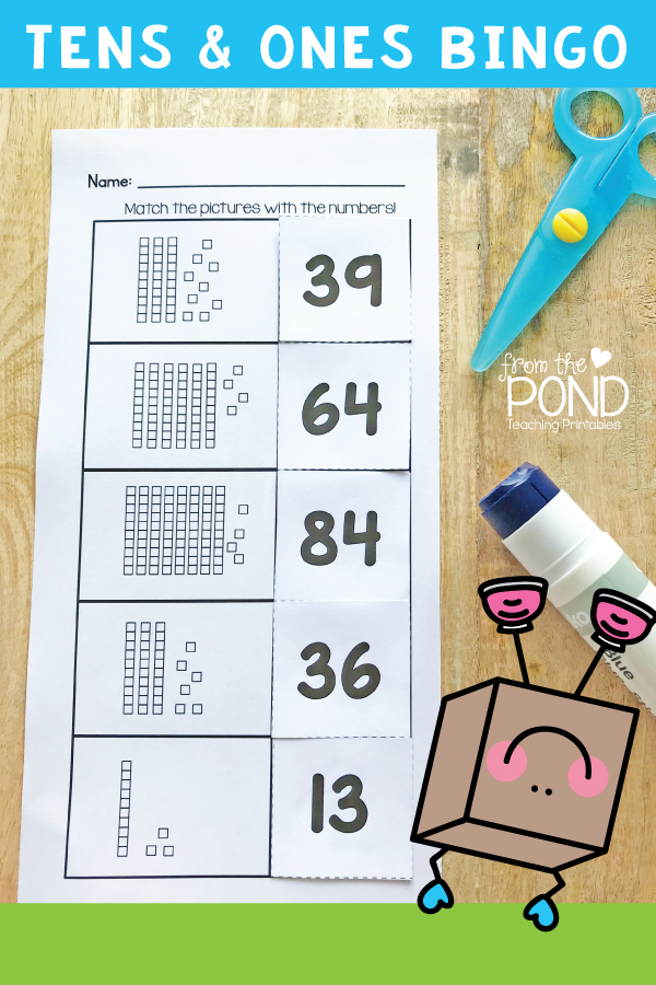 Tens and Ones Place Value Math Game