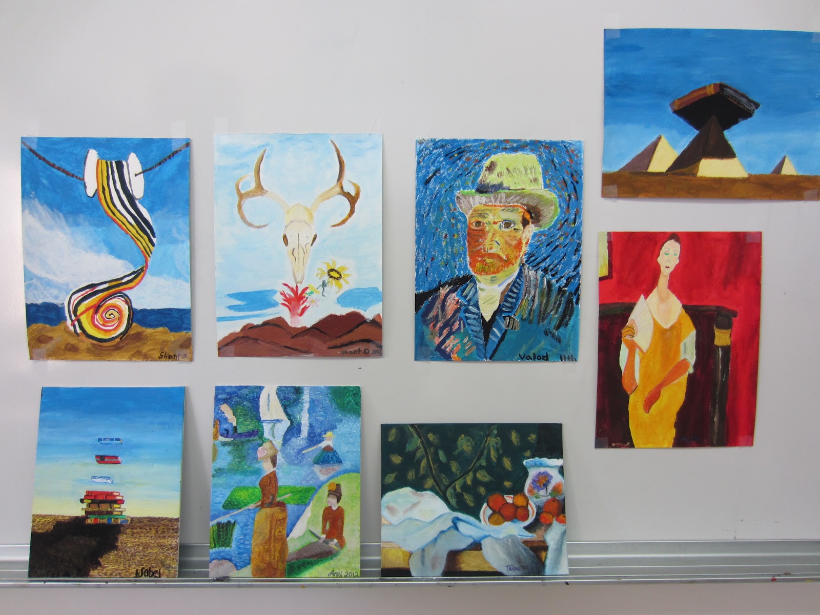 Armenian Mesrobian School 11th Grade Art Appreciation Class