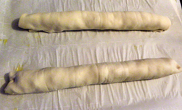 Two Long Sausage Rolls