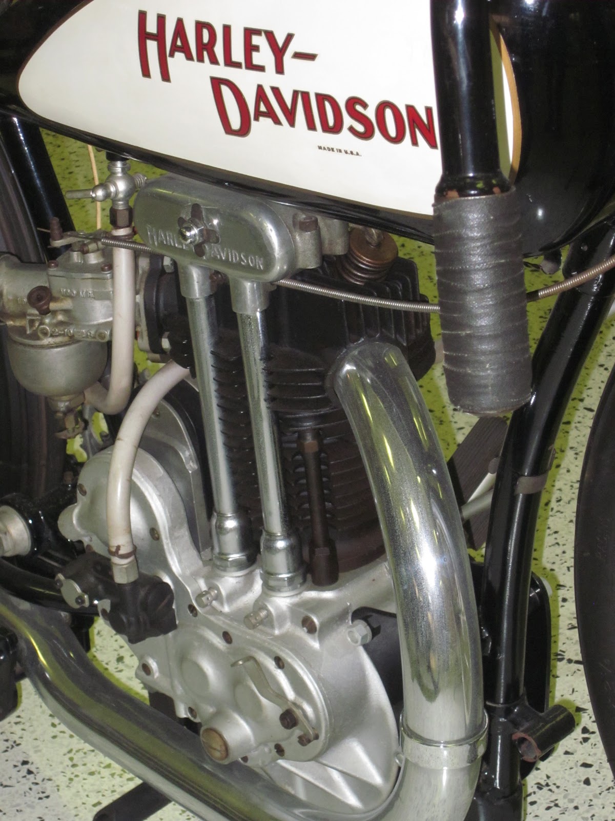 OldMotoDude Harley Davidson Board Track Racer raced by Joe Petrali on