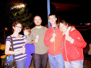 Jen, Wesley, Jay, Sky and I at Amy's Ice Cream