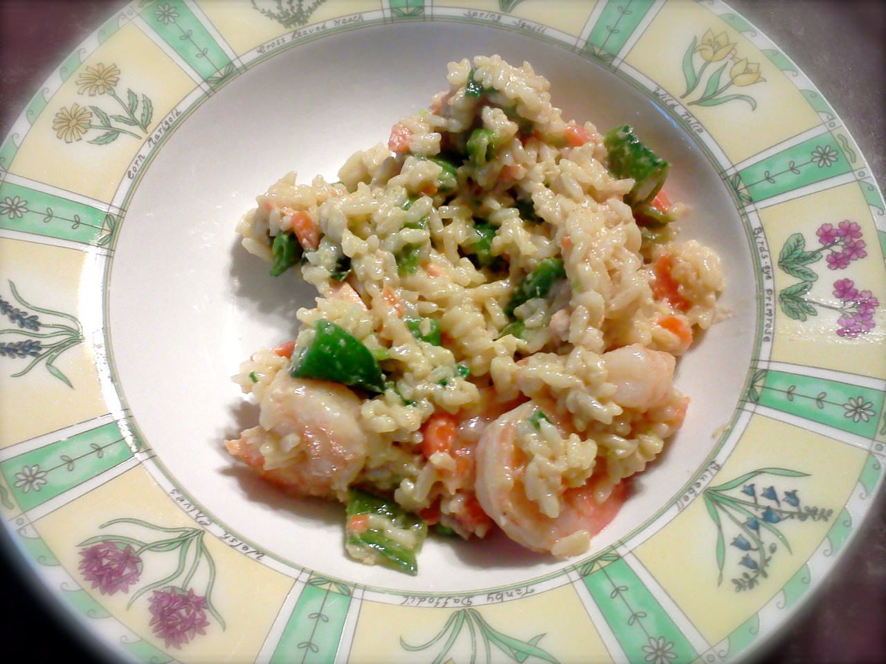Cousins in the Kitchen Salmon and Shrimp Fried Rice