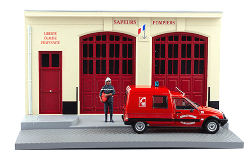 les plus beaux véhicules utilitaires, citroën c15 1:43 pompiers