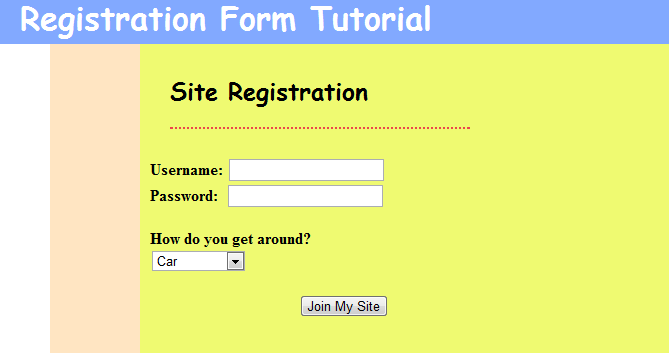 Creating/Processing a Registration Form with HTML/PHP Part 2