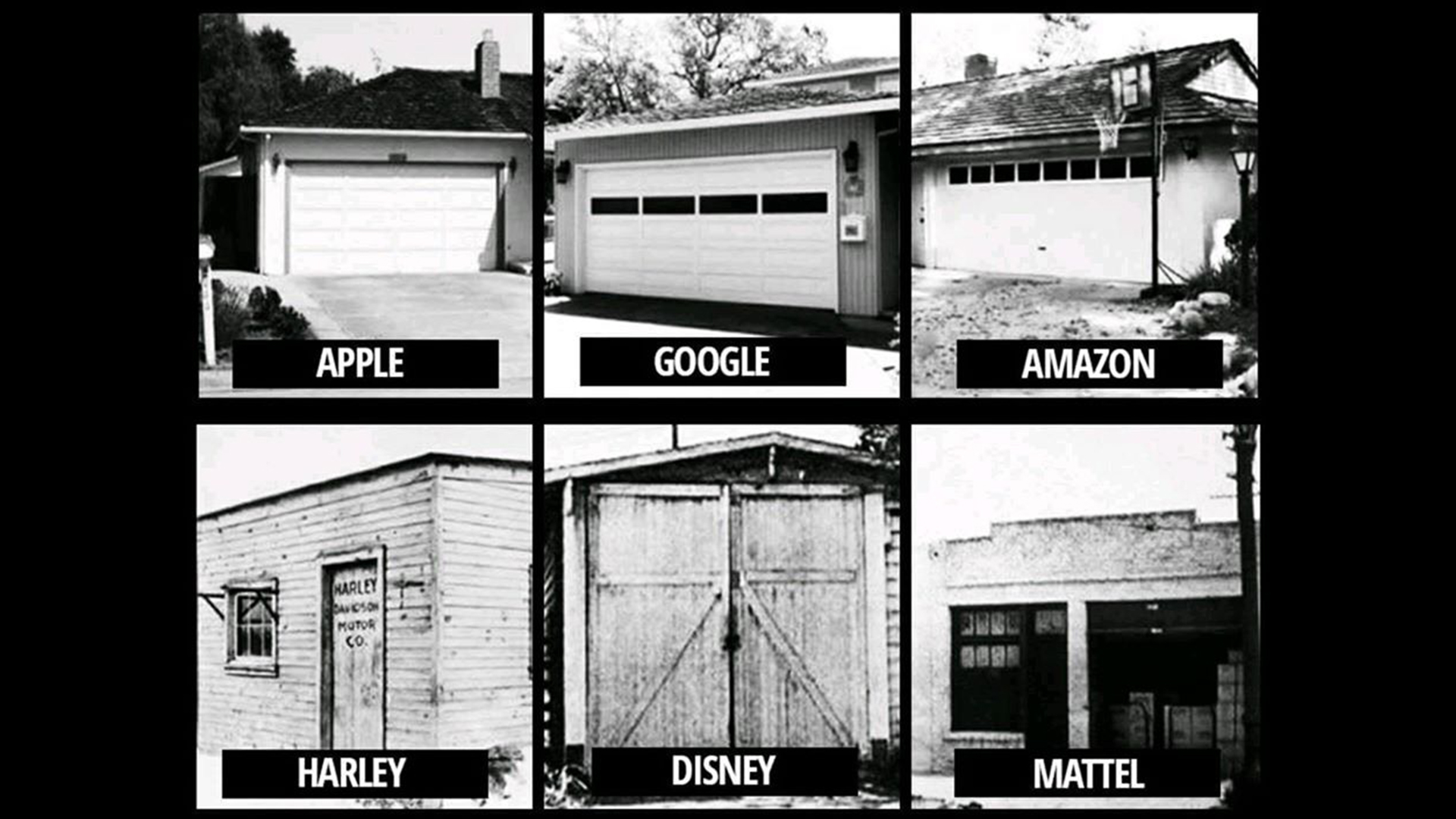 10 Garajes donde nacieron 10 grandes empresas