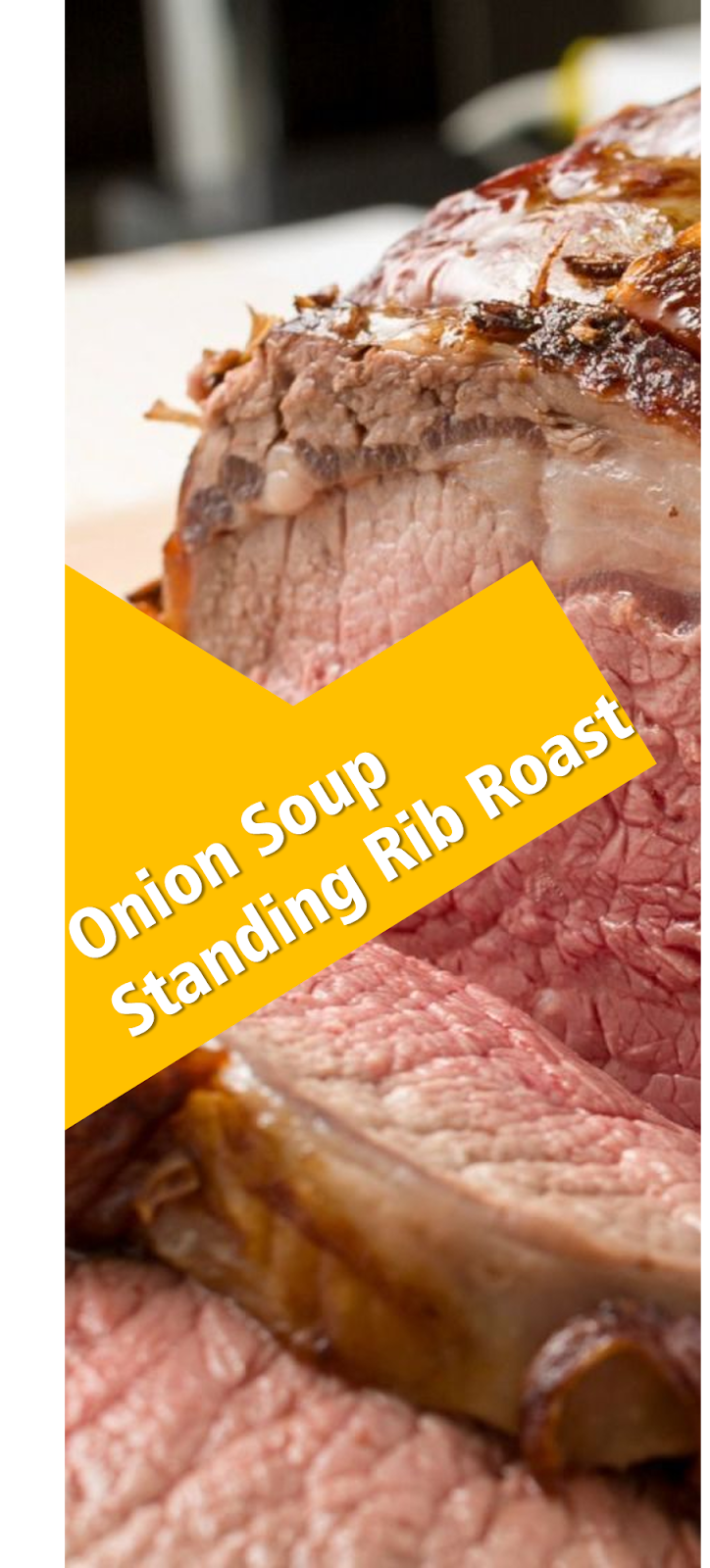 Onion Soup Standing Rib Roast Christmas APP META