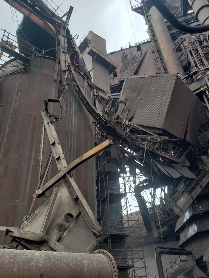 Industrial History The Blast Furnace D complex has an explosion at Burns Harbor