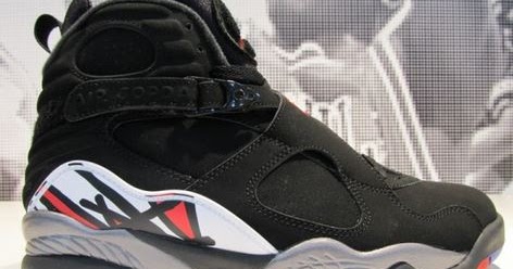 THE SNEAKER ADDICT: 2013 Air Jordan VIII 8 âPlayoffsâ Retro Sneaker (New Release Date + Detailed 