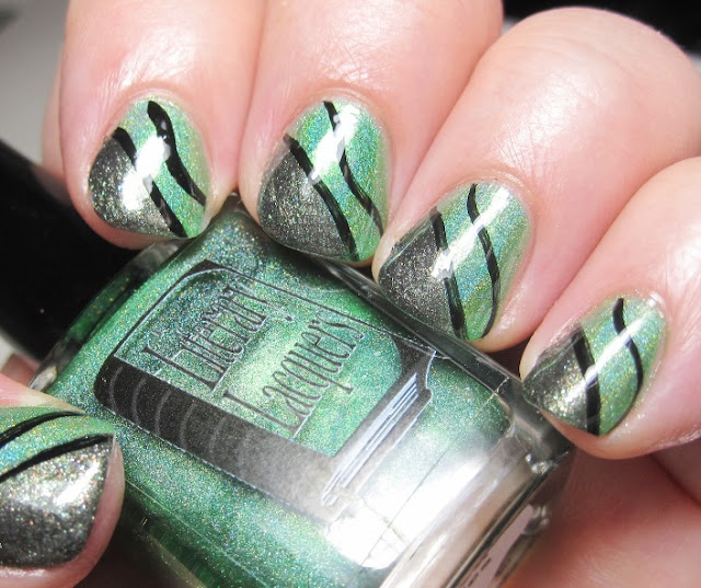 Green Gables holo with Absinthe Makes the Heart diagonal tip