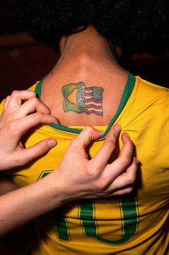 Brazilian Flag Tattoo - All Flag