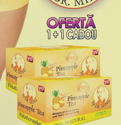 Te Pina - Ceai de ananas pentru slabit Dr. Ming 1+1 Cadou