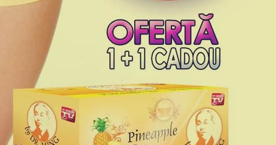 Cauti Te Pina - Ceai de ananas pentru slabit Dr. Ming? Vezi oferta pe radiobelea.ro