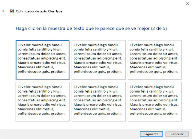 Activar ClearType, Función de Windows 10