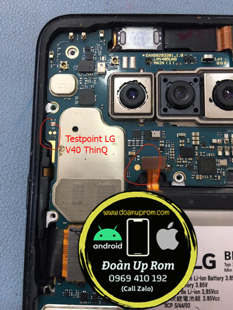 Share chia sẻ tổng hợp Testpoint EDL vào 9008 các dòng LG như G6 G7 V40