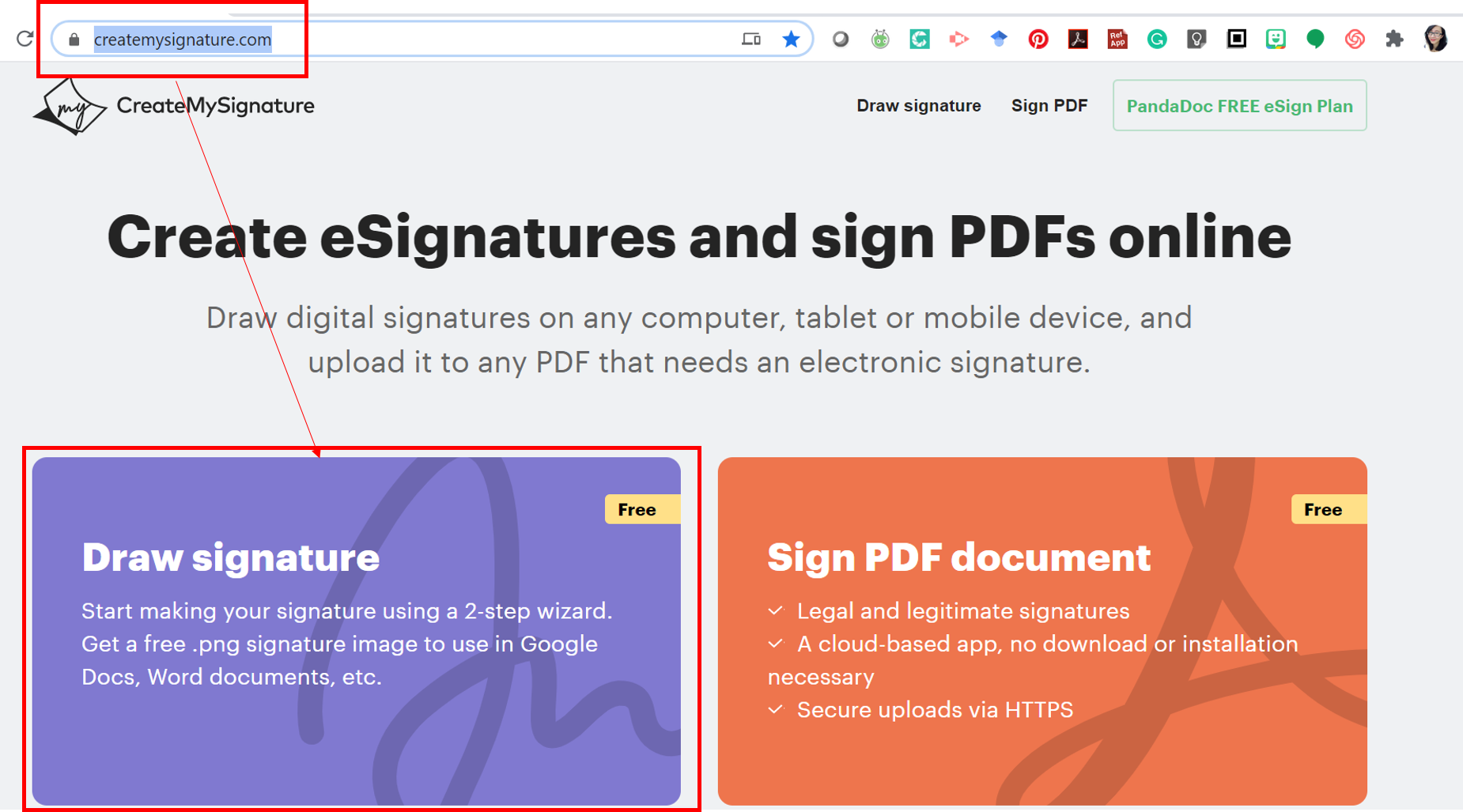 how to create a digital signature in word for free