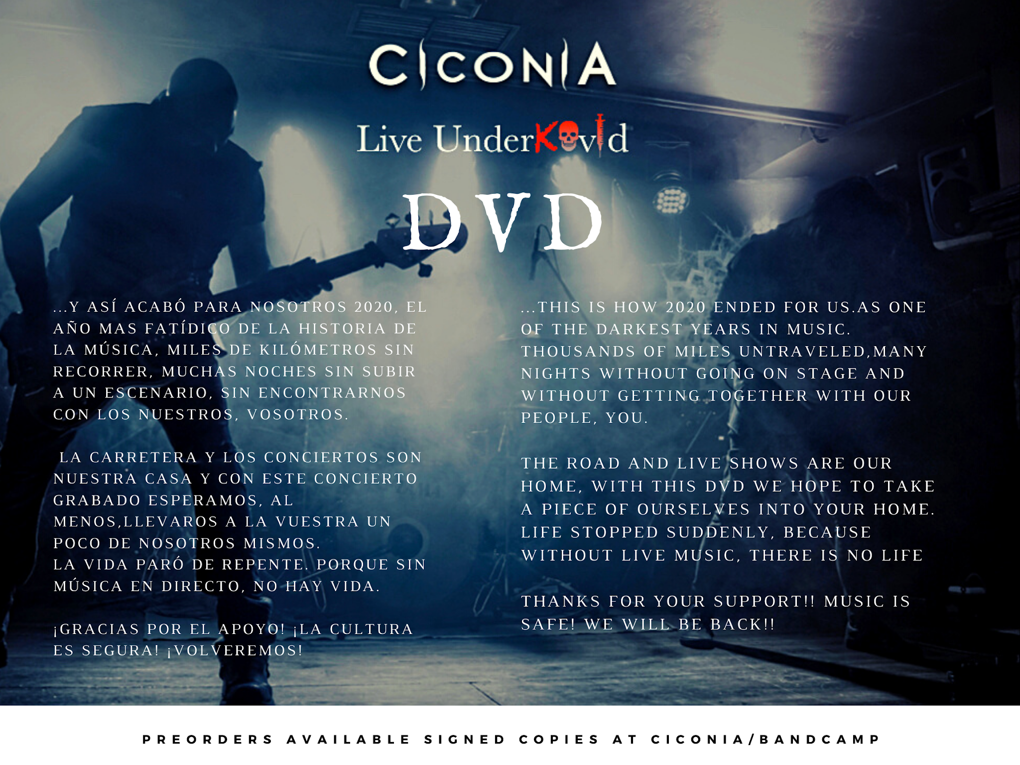 ciconia live underkovid dvd
