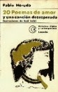 Lectura de Veinte poemas de amor y una canción desesperada de Neruda