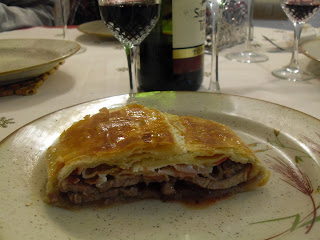 Receta de hojaldre relleno al toque de frambuesa.