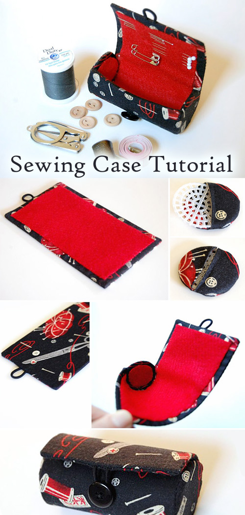Travel Sewing Case Tutorial DIY Tutorial Ideas!