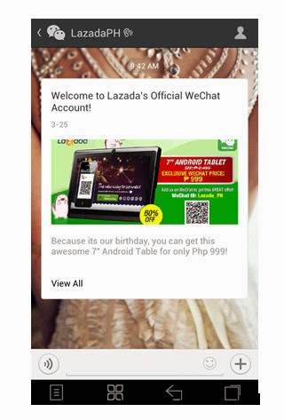 Haipad Android Tablet, Lazada, WeChat