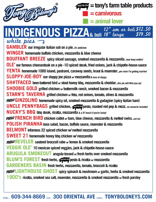 Upstairs Downstairs Pizza in Atlantic City