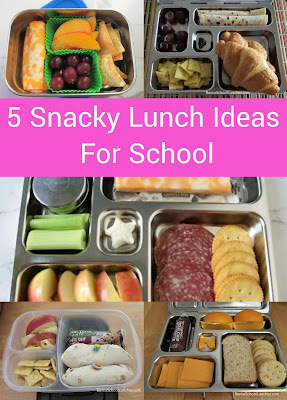 5 Snacky Lunch Ideas For School