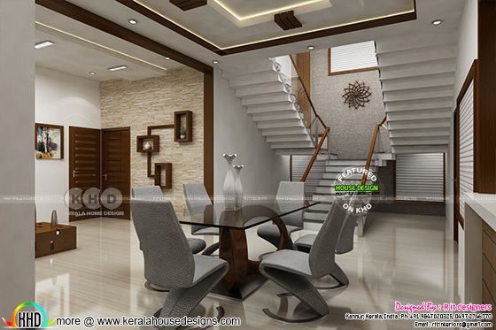 Modern interior design in Kerala