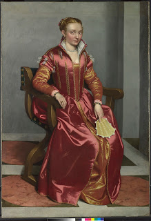 4.	Giovan Battista Moroni, Portrait of a Lady ('La Dama in Rosso'). © The National Gallery, London