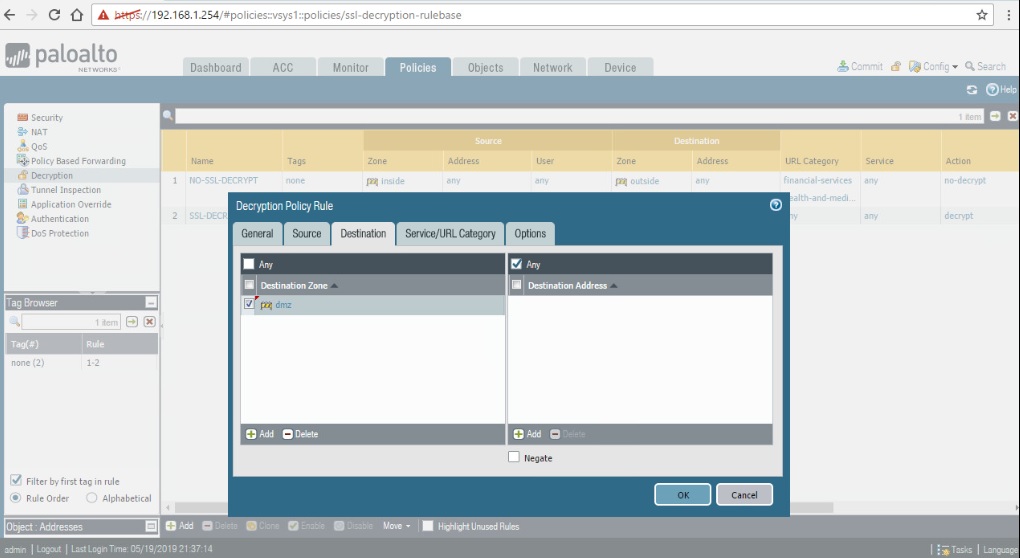 My Cybersecurity Journal: Palo Alto Networks Firewall SSL (TLS) Decryption
