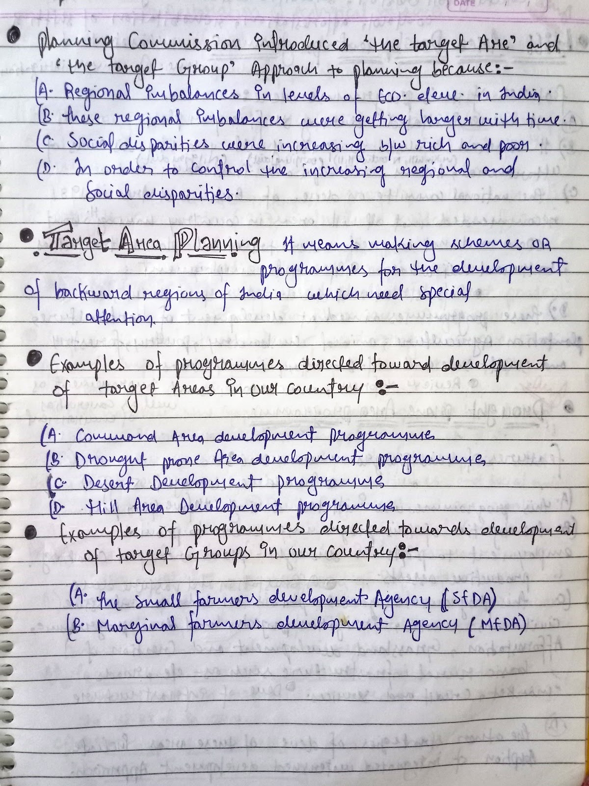 Planning and Sustainable Development in Indian context[Geography