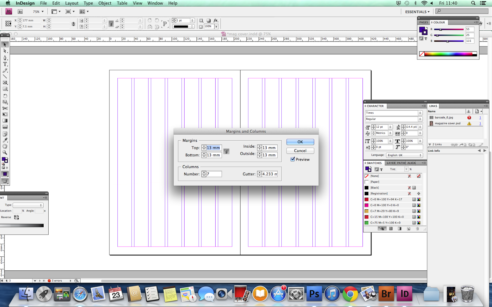 AS Graphics Unit 1 Double Page Spread Work In Progress